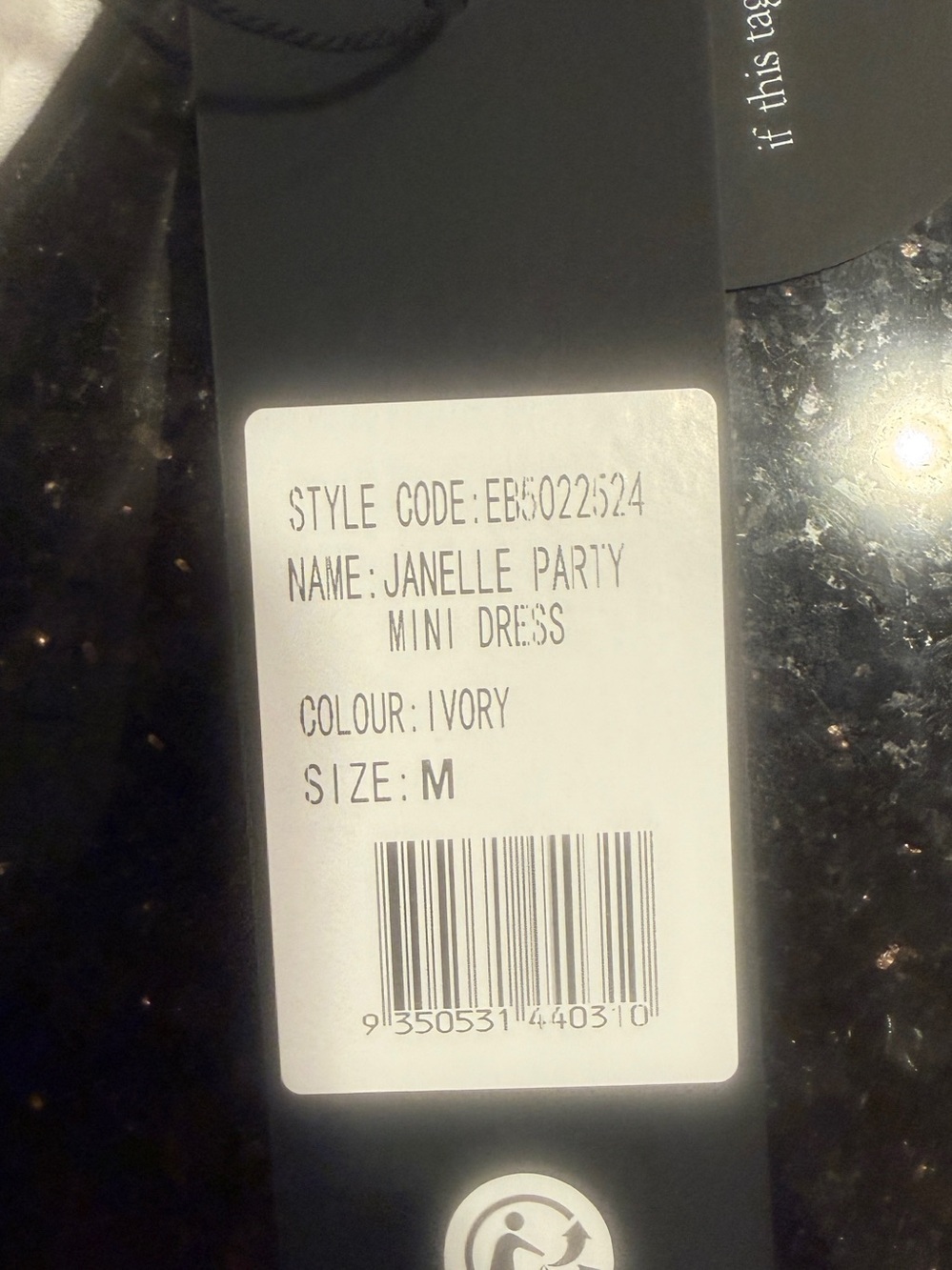 ELLIATT Janelle Party Mini Dress In White Bachelorette Bridal Wedding size M NWT - Picture 10 of 11